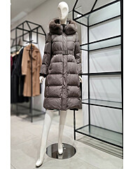 후드폭스 슬림 덕다운 패딩점퍼SLDJY0652A