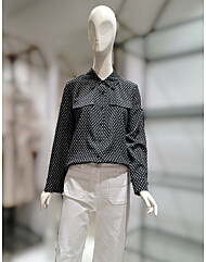 Si마른모패턴 블라우스SFBAI2451A