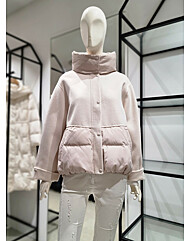 SI하이넥 울 덕다운 배색 포인트 자켓SJJRZ0129