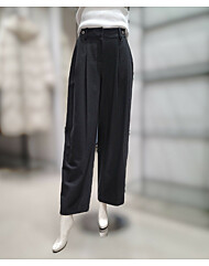 SI핀턱 밴딩 울 와이드 팬츠SJPAX2253