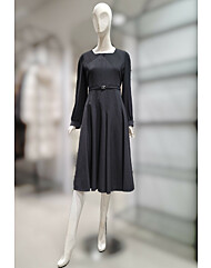 SI스퀘어넥 슬림 플레어 원피스SJOAI2550