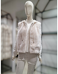 SI후드 페이크퍼 숏베스트SLVZZ8718