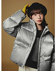 여아)광택 덕다운 패딩 점퍼F4JP2050-SV