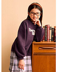 여아)레터링 플리스기모 맨투맨F4TR2041-DPP