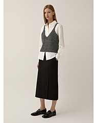 [리스트} 울 브이넥 글리터 니트 베스트(TSKVTP8204O)