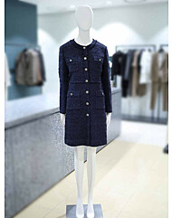 쉬즈미스 브레이드 라인 트위드 원피스 SWWOPO31030