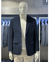 트루젠 이태리 네이비 울실크 니트짜임 여름자켓 2222JK065014