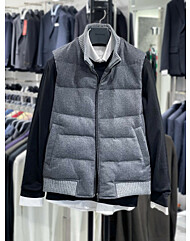 트루젠 멜란지그레이 울블랜드 구스다운 페딩 조끼 2444CL170430