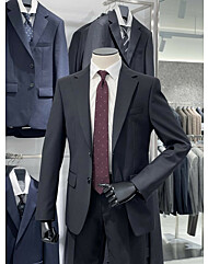 트루젠 가을겨울 블랙 기본핏 울스판 남자 정장세트 2444TJ300450