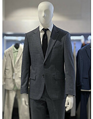 트루젠 그레이체크 기본핏 울스판 남자 정장세트 2422TJ420430