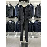 트루젠 카키 COOL&DRY 세미오버핏 릴렉스 포멀 스판 카키 캐주얼 세트 FI6624041074