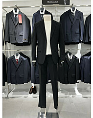 트루젠 여름COOL셋업 블랙 풀스판 히든밴딩 캐주얼정장 FI6624009054