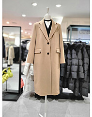 씨씨콜렉트 캐시미어 블렌드 싱글 브레스트 코트 E244MSH165