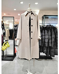 씨씨콜렉트 캐시미어 블렌드 벨티드 싱글 코트 E244MSH154