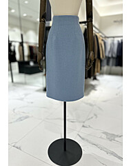 모조에스핀 팬시소재 베이직 H라인 스커트 S254MSD121