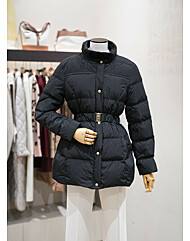 [더아이잗컬렉션] 구스다운 밍크 칼라 벨티드 점퍼 (CRCA2PD031)