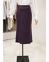 [더아이잗컬렉션] 울 블렌드 머메이드 스커트 (CRAA0SK391)