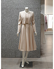 JP9A0OP832 슬림핏 플레어원피스+크롭자켓 세트