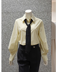 JP9A0BL933 타이포인트 셔츠 블라우스