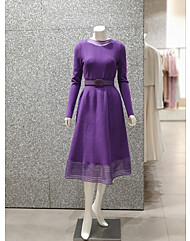 JN9A1OP11 지고트 글리터 스트라이프 포인트 니트 원피스