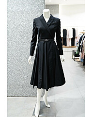 [지고트] 울 더블 테일러드 플레어 원피스 (JRCA0OP812)