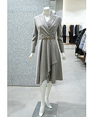 [지고트] 드레이프 피크드 플레어 원피스 (JRCA0OP822)