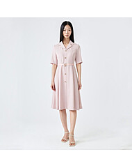 버튼 장식 A라인 원피스 KGOPOF9100