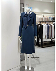 리본 H 라인 원피스 KMWOPQA010