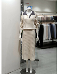 케이블 니트 투피스 세트 KMKSEQC010