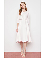 린 입술넥 자켓 레이어드 원피스 LGOPPD8100