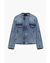 린 라운드 데님 점퍼 LCJPPD0100