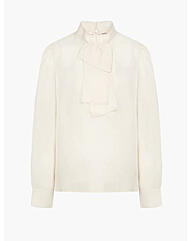 에비 셔링 타이 블라우스 LCBLPJ0300