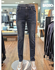 [바쏘옴므] WSZ3PS84ANY 25년 네이비[진청] 기모 스판 슬림 데님팬츠