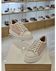 by미소페 여성 트위드 키높이 스니커즈(6cm) 112430003