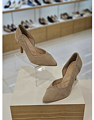 by미소페 여성 스웨이드 비즈장식 펌프스 112431009