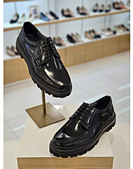 by미소페 남성 와이드 U팁 더비슈즈(4cm)122411006