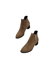 [세라] (3color) 마리오 여성 양가죽  라운드토  앵클부츠 (4cm) A22A510