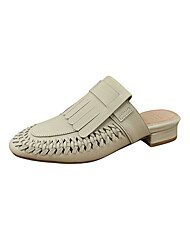 [세라] (3color) 굽 3cm 고무창  소가죽 컴포트  여성  세미  단화  로퍼 블로퍼 뮬 c24m502