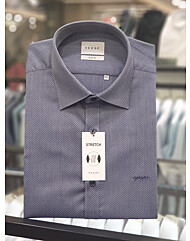 [예작셔츠] 면혼방 도비 스판 슬림핏셔츠 YJ3FBS160NY