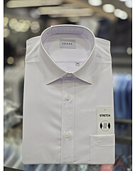 [예작셔츠] 화이트 뱀부 사방스판 링클프리 일반핏셔츠 YJFXBR022WH