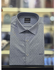 [예작셔츠] 면혼방 카치온 프린트 슬림핏셔츠 YJ0FBS075NY