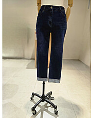 캐리스노트-기모 슬림 롤업 청바지(CN3WDP003)