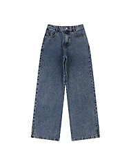 트임와이드핏 데님팬츠 (CJA-DP540W2)