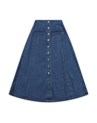 버튼데님스커트 (CJA-DS301W2)