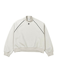 기모 나그랑 모크넥 펜턴트 포인트 맨투맨 티셔츠 CID-TS509WA