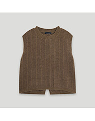 뒤트임 포인트 니트 베스트 (CKD-VT380WA)