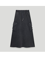 피그먼트 빅포켓 스커트 (CKD-SK381WA)