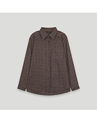 잔체크 오버핏 셔츠 (CKD-SH003WA)