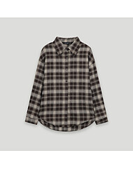 오버핏 글렌 체크 셔츠 (CKD-SH384WB)