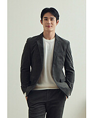 브렌우드 (코지) 그레이 몰스킨 솔리드 코튼 워싱 자켓 BRJCA25311GYX